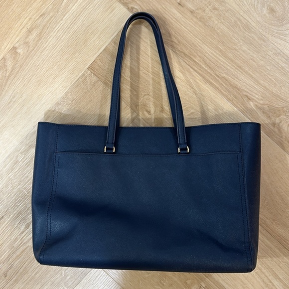Tory Burch Navy Tote - Picture 2 of 6